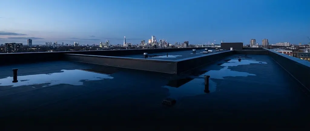 Macro detail of high-quality slate roofing material